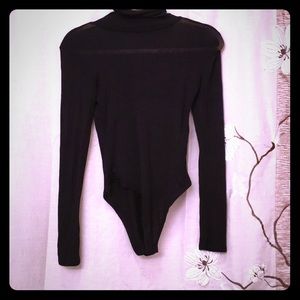 Akira black long sleeve bodysuit